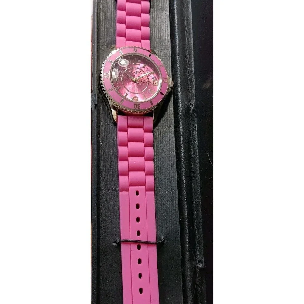 GOSSIP GSP817B Pink Tone Quartz Analog Women's‎ Watch